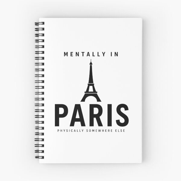 Item preview, Mentally In Paris, Paris Aesthetic Design, Eiffel Tower Minimalist, Travel Lover Gift, Wanderlust Quote, Paris Sticker designed and sold by astersgraphics.