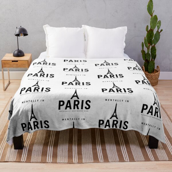 Item preview, Mentally In Paris, Paris Aesthetic Design, Eiffel Tower Minimalist, Travel Lover Gift, Wanderlust Quote, Paris Sticker designed and sold by astersgraphics.