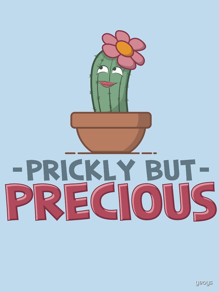 Thumbnail 7 von 7, Essential T-Shirt, Prickly But Precious - Funny Cactus Pun Gift designt und verkauft von yeoys.