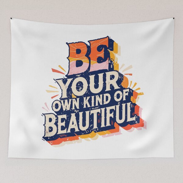 Item preview, Be Your Own Kind of Beautiful Typography designed and sold by Print culturee.