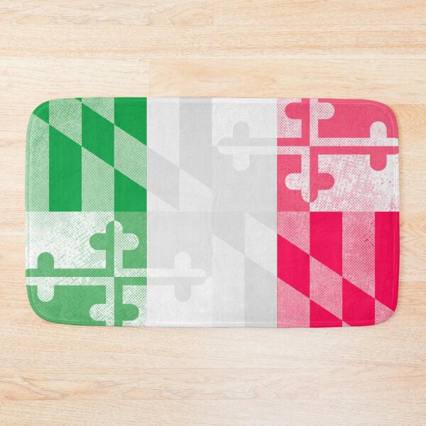 Item preview, Italian Tricolor Maryland Flag, Horizontal designed and sold by merlinmerchshop.