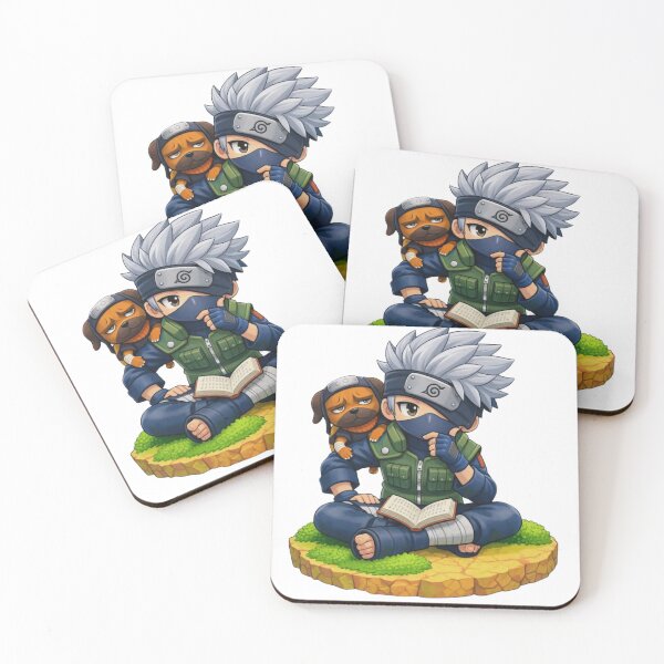Item preview, Chibi Kakashi & Pakun – Cute Ninja Duo designed and sold by pongskiepongs.