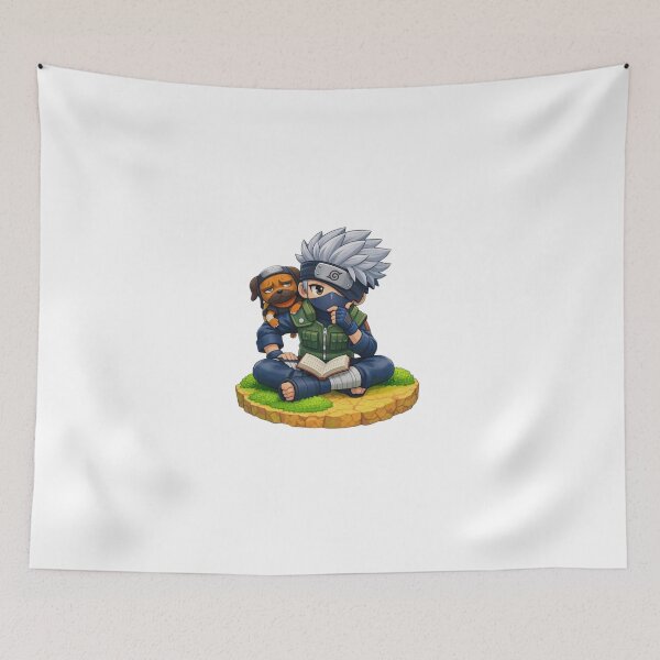 Item preview, Chibi Kakashi & Pakun – Cute Ninja Duo designed and sold by pongskiepongs.