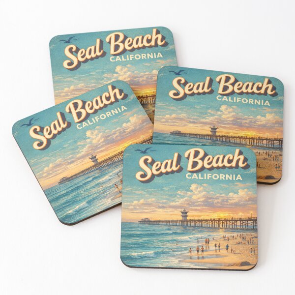 Item preview, Seal Beach Retro Vintage designed and sold by maximinano100k.