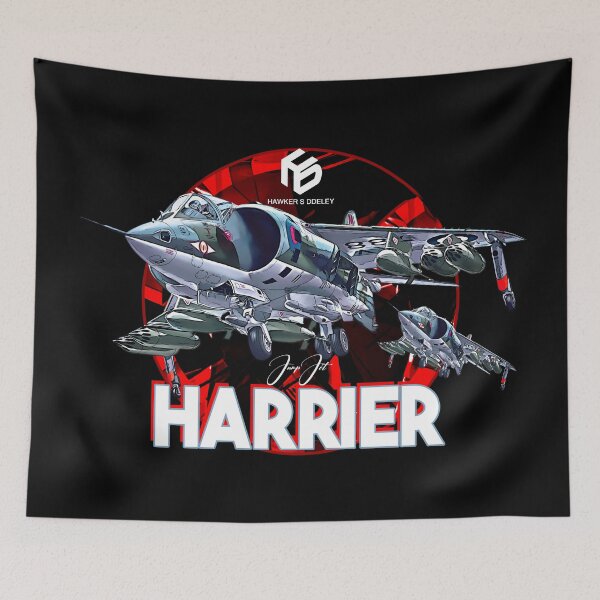Item preview, Hawker Siddeley Harrier Jump Jet – Vintage V/STOL Fighter Aircraft Design designed and sold by Aerolovers.