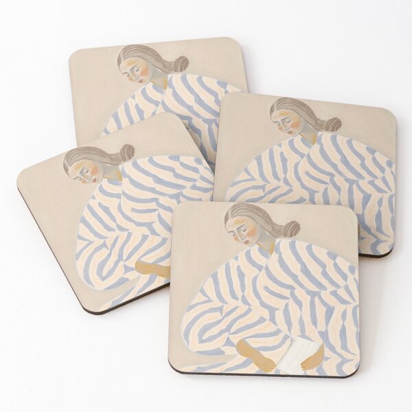 Item preview, Abstract Woman Reading Book designed and sold by IsabellePowell.