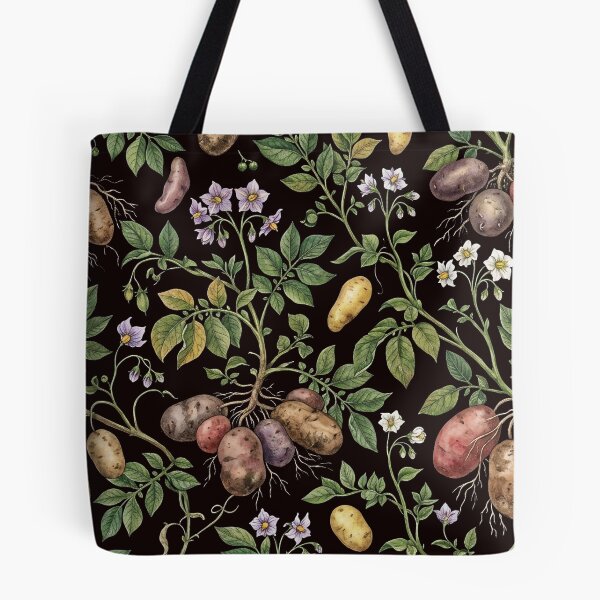 Item preview, Vintage Potato Harvest Botanical Garden Pattern designed and sold by LinaValearte.