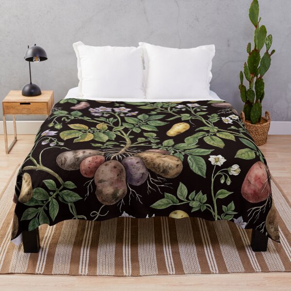 Item preview, Vintage Potato Harvest Botanical Garden Pattern designed and sold by LinaValearte.