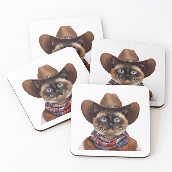 Item preview, Beautiful Cat Dressed as a Cowboy designed and sold by Soulstar Designs.