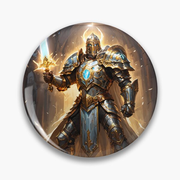 Item preview, Paladin glowing with the power of Faith designed and sold by Mia's Menagerie.