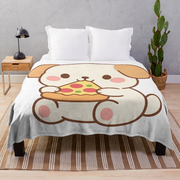 Item preview, Cute Kawaii Dog Eating Pizza Slice Adorable designed and sold by Owcomm.