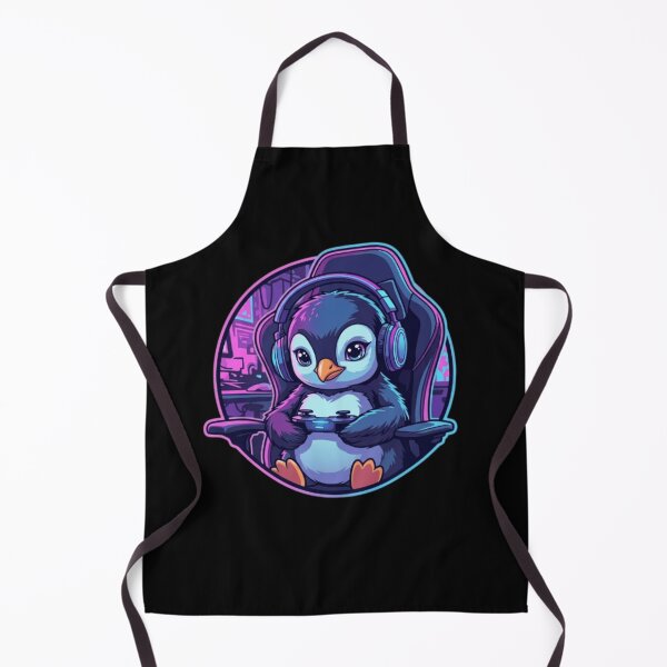 Item preview, Cyber Penguin Gamer designed and sold by Witty Moon.