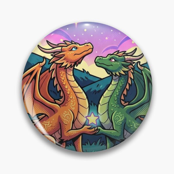 Item preview, Twin Dragons designed and sold by PP&RAINBOW SHOP.