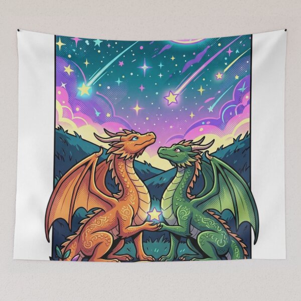 Item preview, Twin Dragons designed and sold by PP&RAINBOW SHOP.