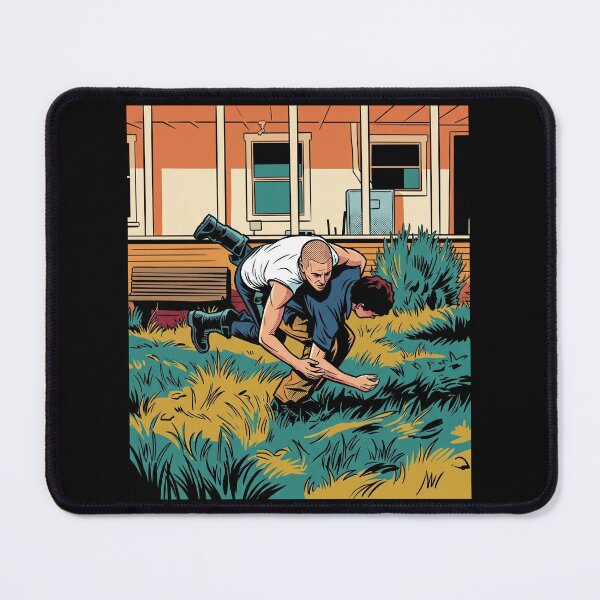 Item preview, Vintage Comic Book Art Suburban Roughhousing Scene designed and sold by TopKult.