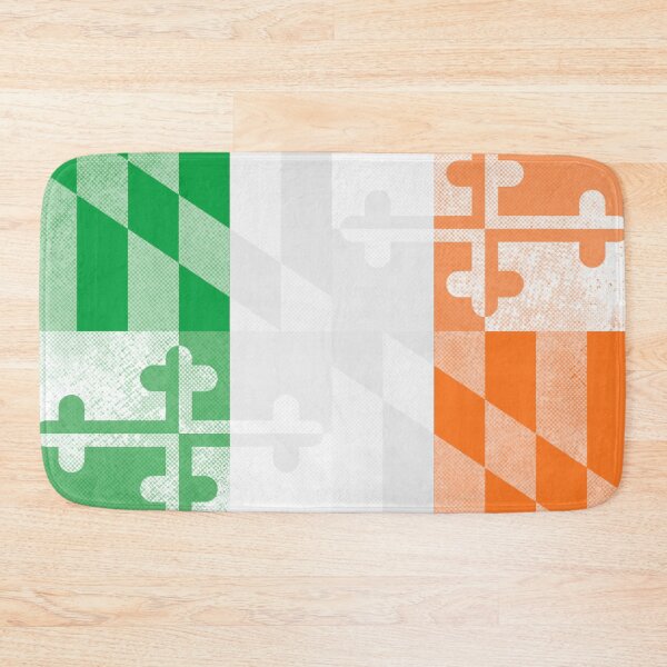 Item preview, Irish Tricolor Maryland Flag, Horizontal designed and sold by merlinmerchshop.