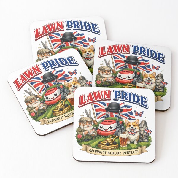 Item preview, Lawn Pride Funny British Garden Design – Keeping It Bloody Perfect UK Humour designed and sold by GarnerSupplyCo.