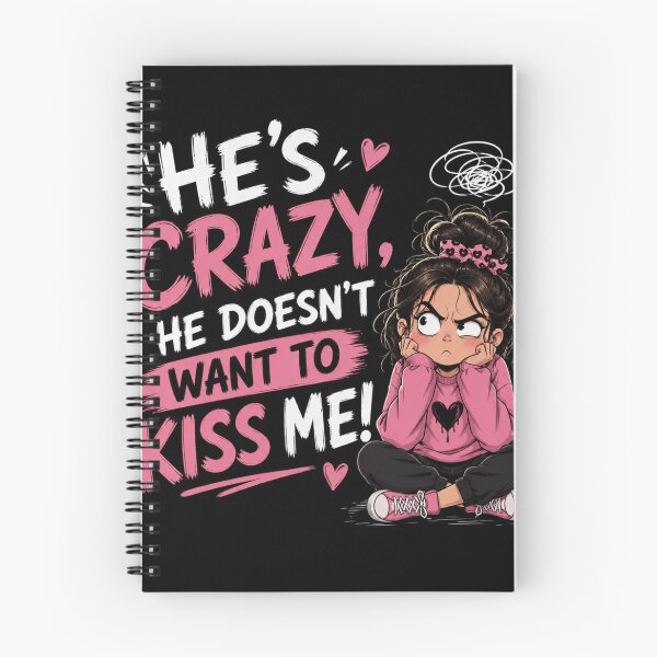 Item preview, he.s crazy he doesn't want kiss me  designed and sold by Raxid2022.