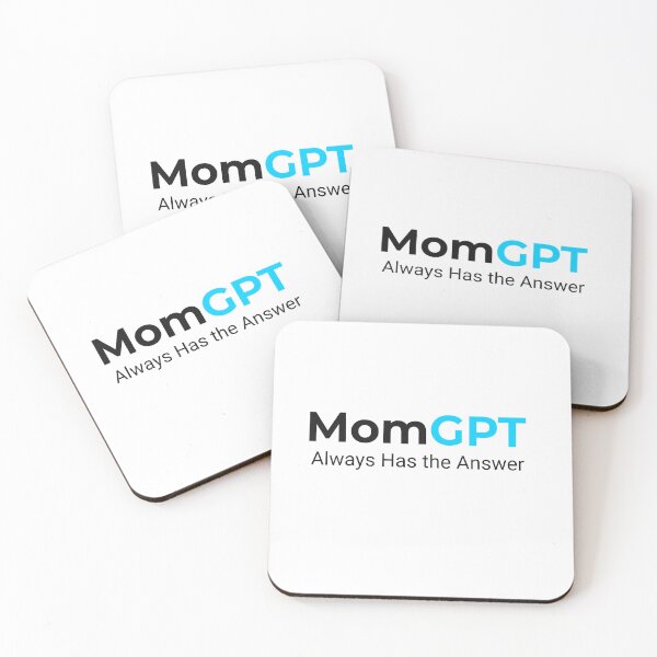 Item preview, MomGPT – Always Has the Answer | Funny AI Mom Typography Design designed and sold by ValentinaHramov.