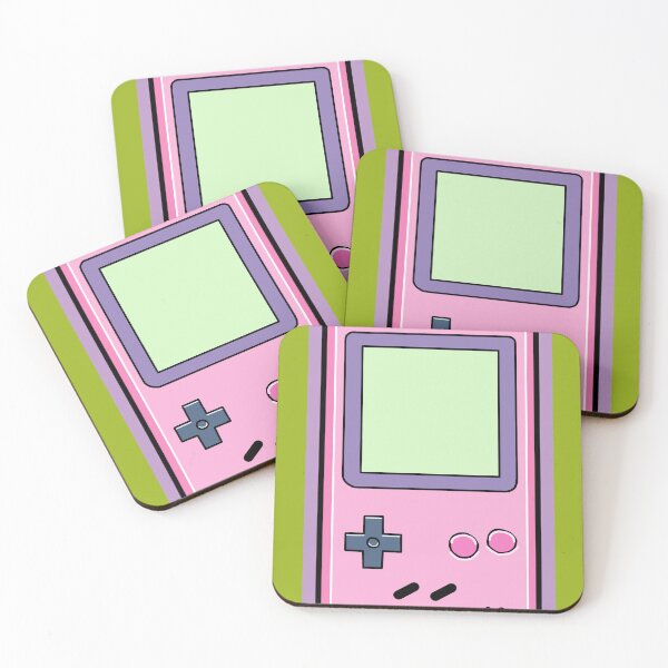 Item preview, Retro Pastel Pink Gaming Sticker - Kawaii Handheld Console Decal designed and sold by AliAltinelArt.