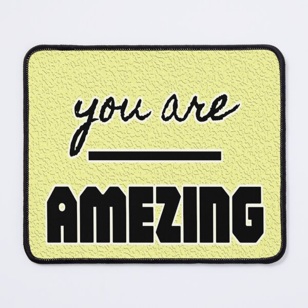Item preview, You Are Amazing Bold Typography Quote designed and sold by PixelParinda.