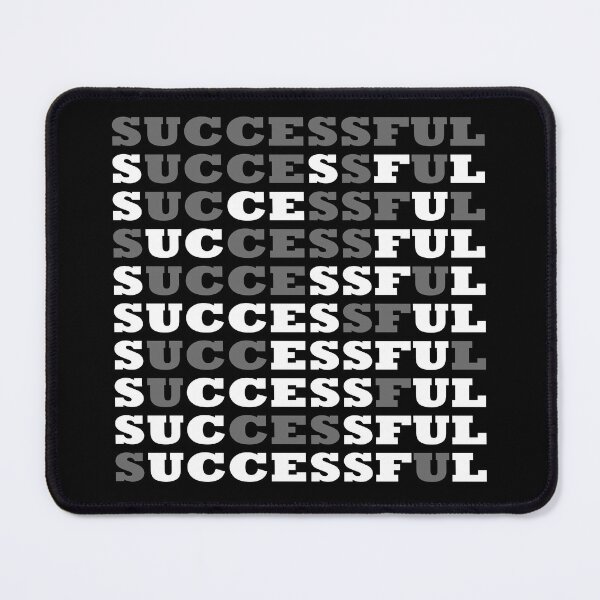 Item preview, Successful Typography Pattern – Motivational Perseverance Design designed and sold by DrTol.