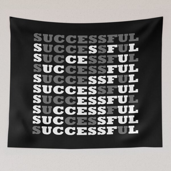 Item preview, Successful Typography Pattern – Motivational Perseverance Design designed and sold by DrTol.