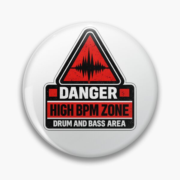 Item preview, Danger High BPM Zone Drum and Bass designed and sold by  ZenRave Designs.