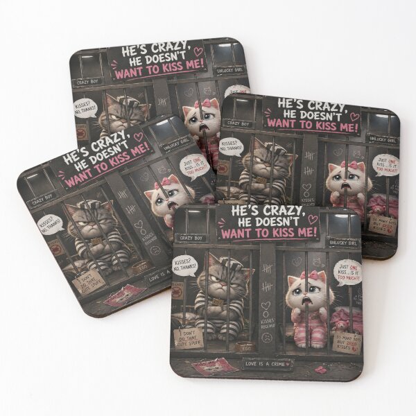 Item preview, he.s crazy he doesn't want kiss me  designed and sold by Raxid2022.