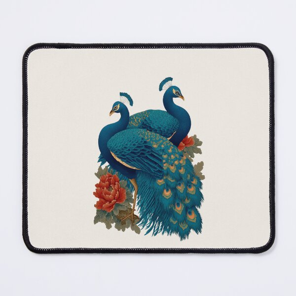 Item preview, The Peacock Garden - Japanese Woodblock Art Print designed and sold by BestVarieties.