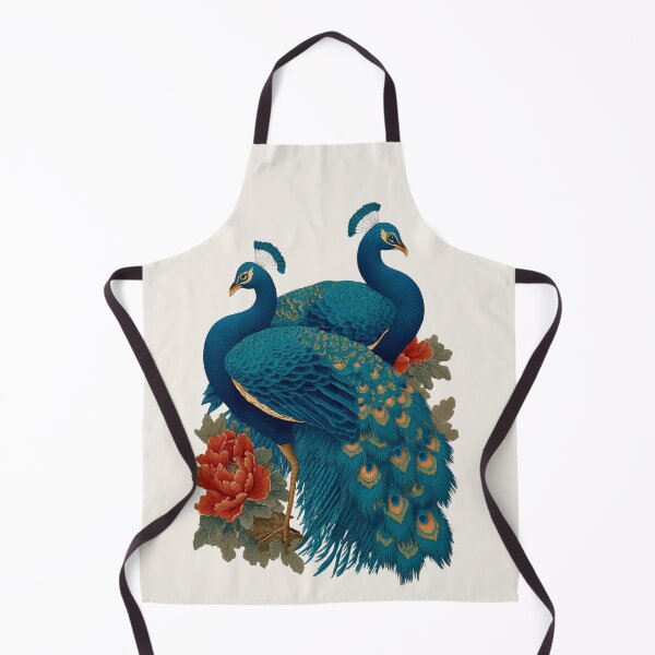 Item preview, The Peacock Garden - Japanese Woodblock Art Print designed and sold by BestVarieties.