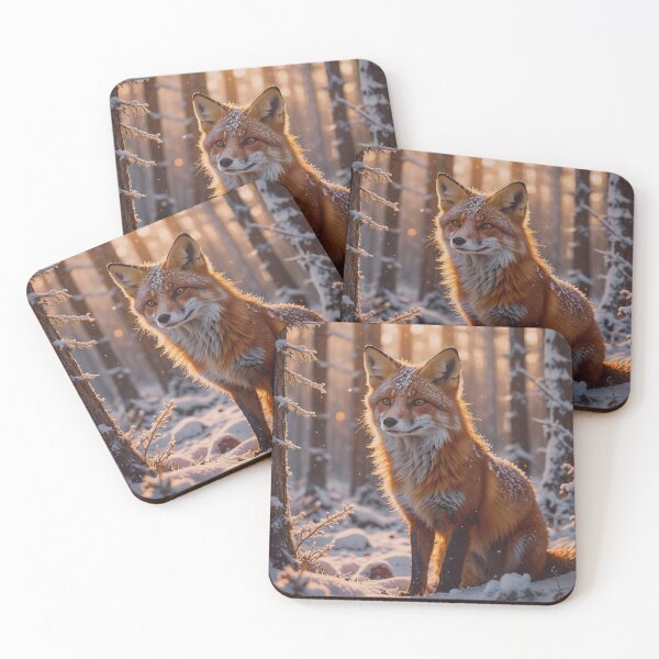 Item preview, Winter Fox Forest Art designed and sold by BeautifulVirtues.