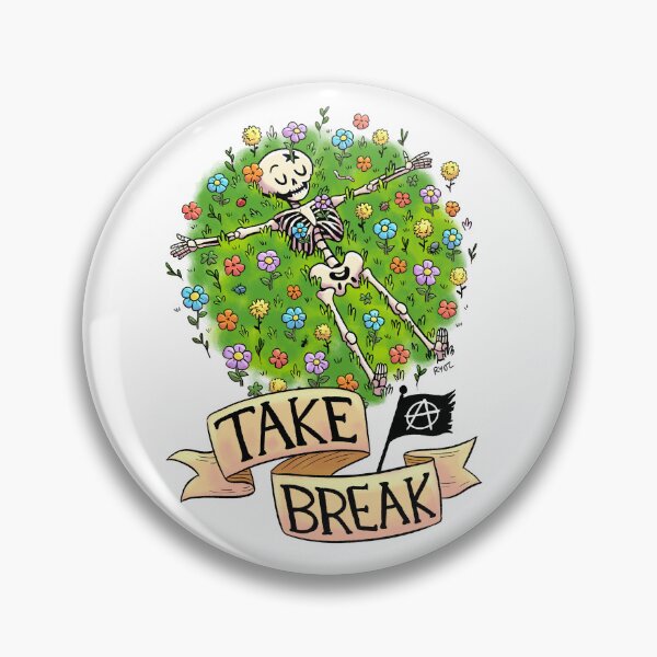 Item preview, SKELETON - TAKE A BREAK designed and sold by RYOTSTORE.
