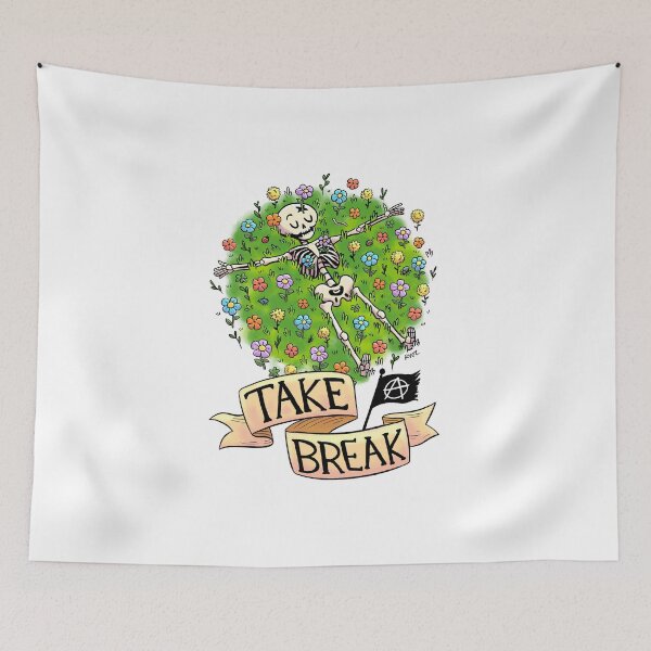 Item preview, SKELETON - TAKE A BREAK designed and sold by RYOTSTORE.
