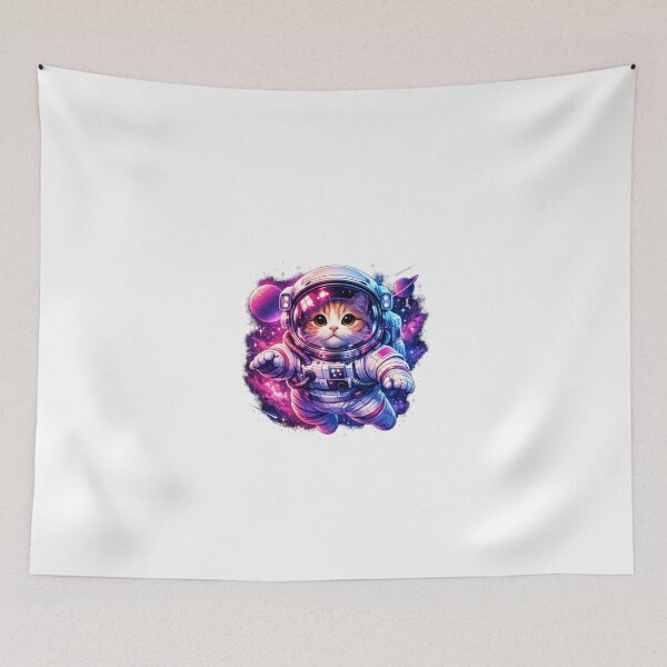 Item preview, Cute Astronaut Cat in Space – Galaxy Kitten Vaporwave Aesthetic designed and sold by Nermin Gerges.