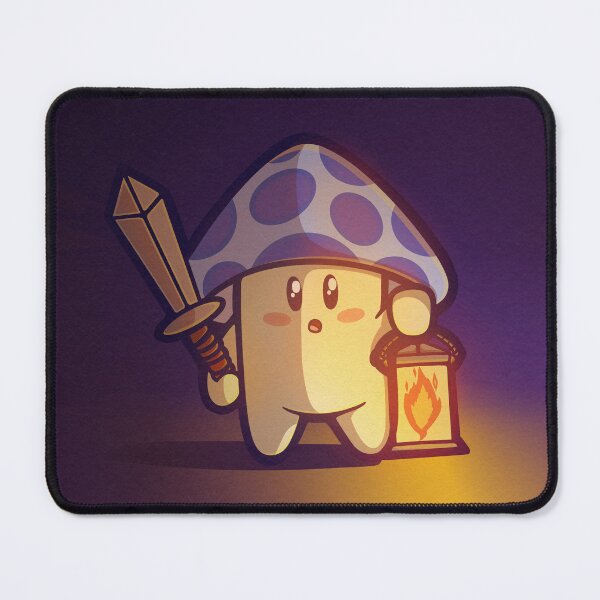 Item preview, Cute Mushroom Adventurer – Cozy Fantasy Character with Lantern designed and sold by xMamako.