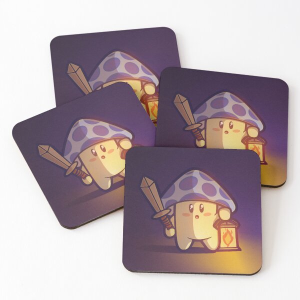Item preview, Cute Mushroom Adventurer – Cozy Fantasy Character with Lantern designed and sold by xMamako.