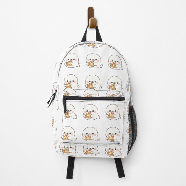 Item preview, Cute Kawaii Seal Eating Pizza Slice Adorable designed and sold by Owcomm.