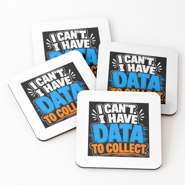 Item preview, I Can’t I Have Data to Collect Funny Teacher Sticker | Special Education Humor designed and sold by Petringo.