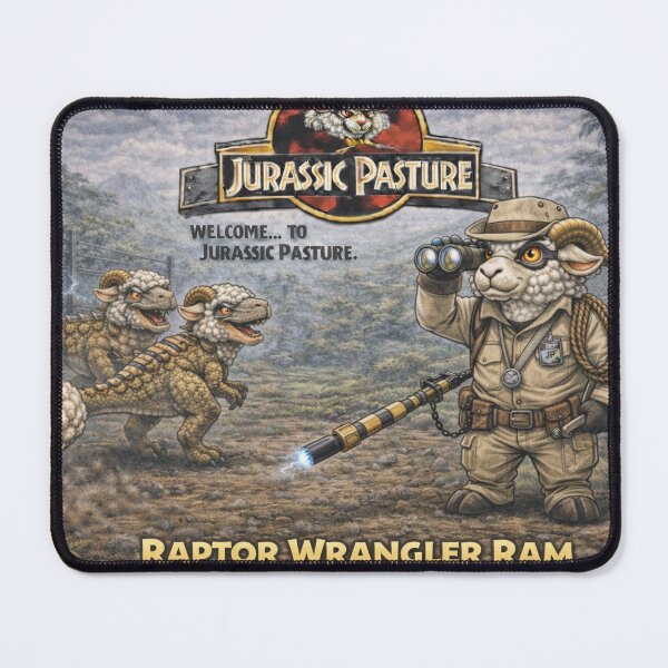 Item preview, Raptor Wrangler Ram - Jurassic Pasture Pen Patrol designed and sold by Thpoar.