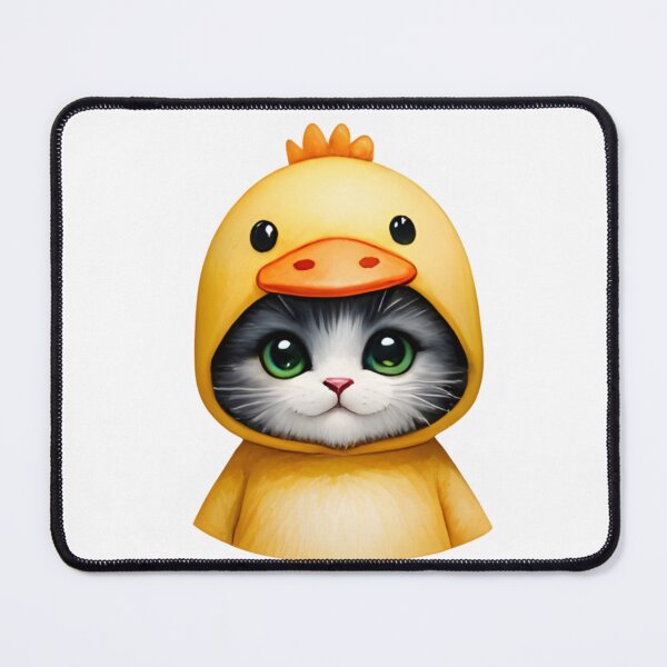 Item preview,  ? Cute Tuxedo Cat in Duck Hood Sticker - Kawaii Duckcore Decal designed and sold by marcelooliver98.