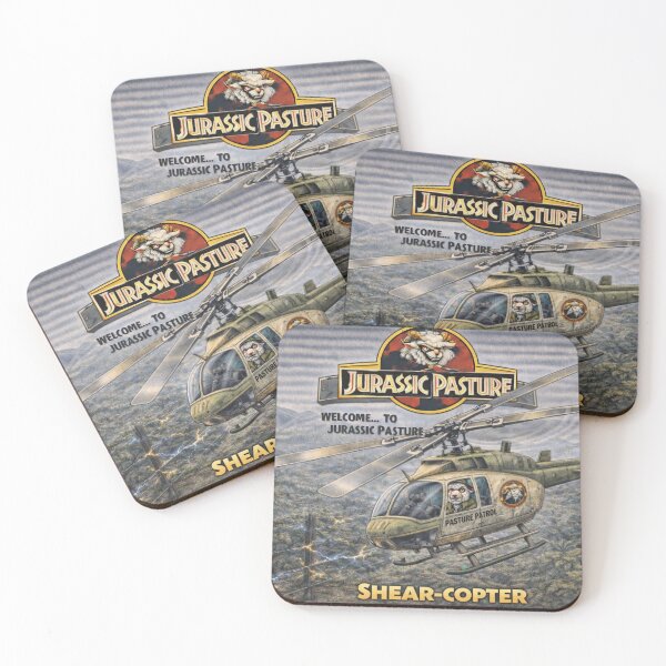 Item preview, Shear-Copter - Jurassic Pasture Air Patrol designed and sold by Thpoar.