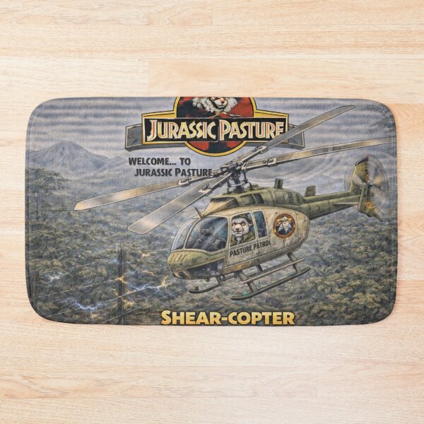 Item preview, Shear-Copter - Jurassic Pasture Air Patrol designed and sold by Thpoar.