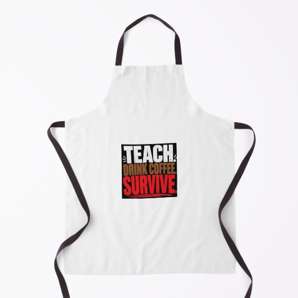 Item preview, Teach Drink Coffee Survive Funny Teacher Sticker | Teacher Life Humor designed and sold by Petringo.