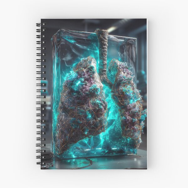 Item preview, Human Lungs Smoking Damage Pollution Health Concept Art designed and sold by VIktorMytrovka.