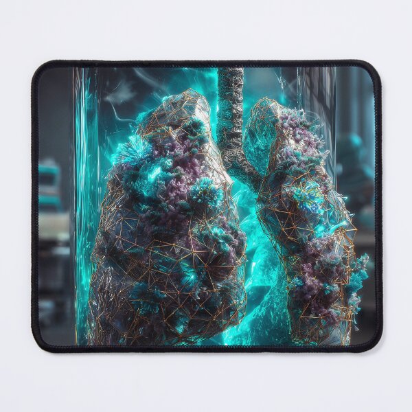 Item preview, Human Lungs Smoking Damage Pollution Health Concept Art designed and sold by VIktorMytrovka.