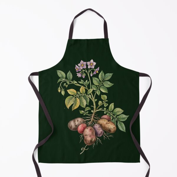 Item preview, Vintage Botanical Potato Plant Harvest Illustration designed and sold by LinaValearte.