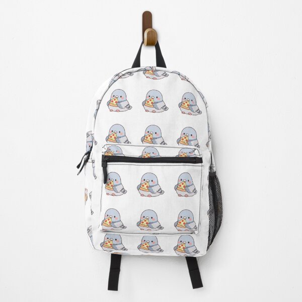 Item preview, Chubby Pigeon Eating Pizza Slice designed and sold by Owcomm.