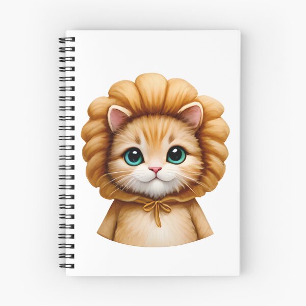 Item preview, ? Cute Ginger Cat in Lion Mane Sticker - Kawaii Zodiac Leo Decal designed and sold by marcelooliver98.