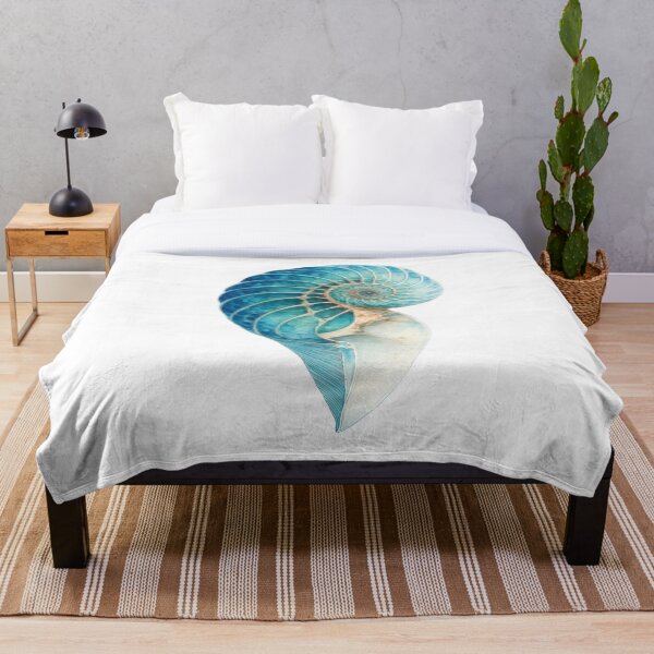Item preview, Concha de acuarela turquesa designed and sold by FortuneAndFrame.